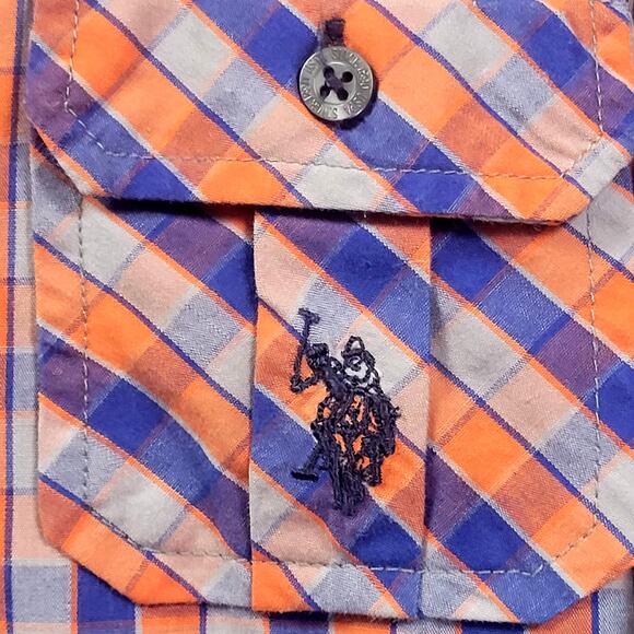 Boy's US Polo Association Long Sleeve Shirt Hoodie Size 5/6 - Picture 4 of 6